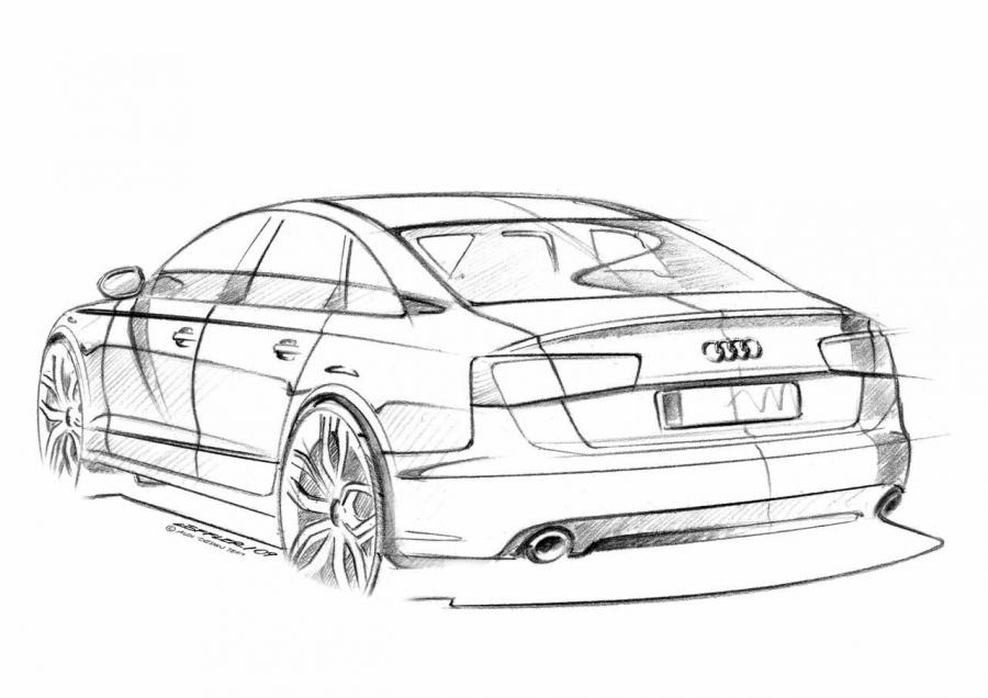 Эскиз Audi A6 3.0T S-Line Sedan (4G, C7) 2011 года  (WW) (фото 98 из 115)
